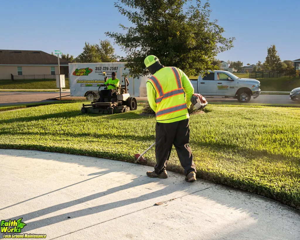 Residential lawn care Central Florida.